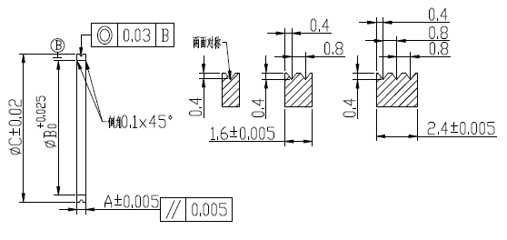 镀超硬金滑环环片